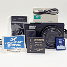 Panasonic Lumix DC-TZ90 Black Digital Camera MINT From Japan 860