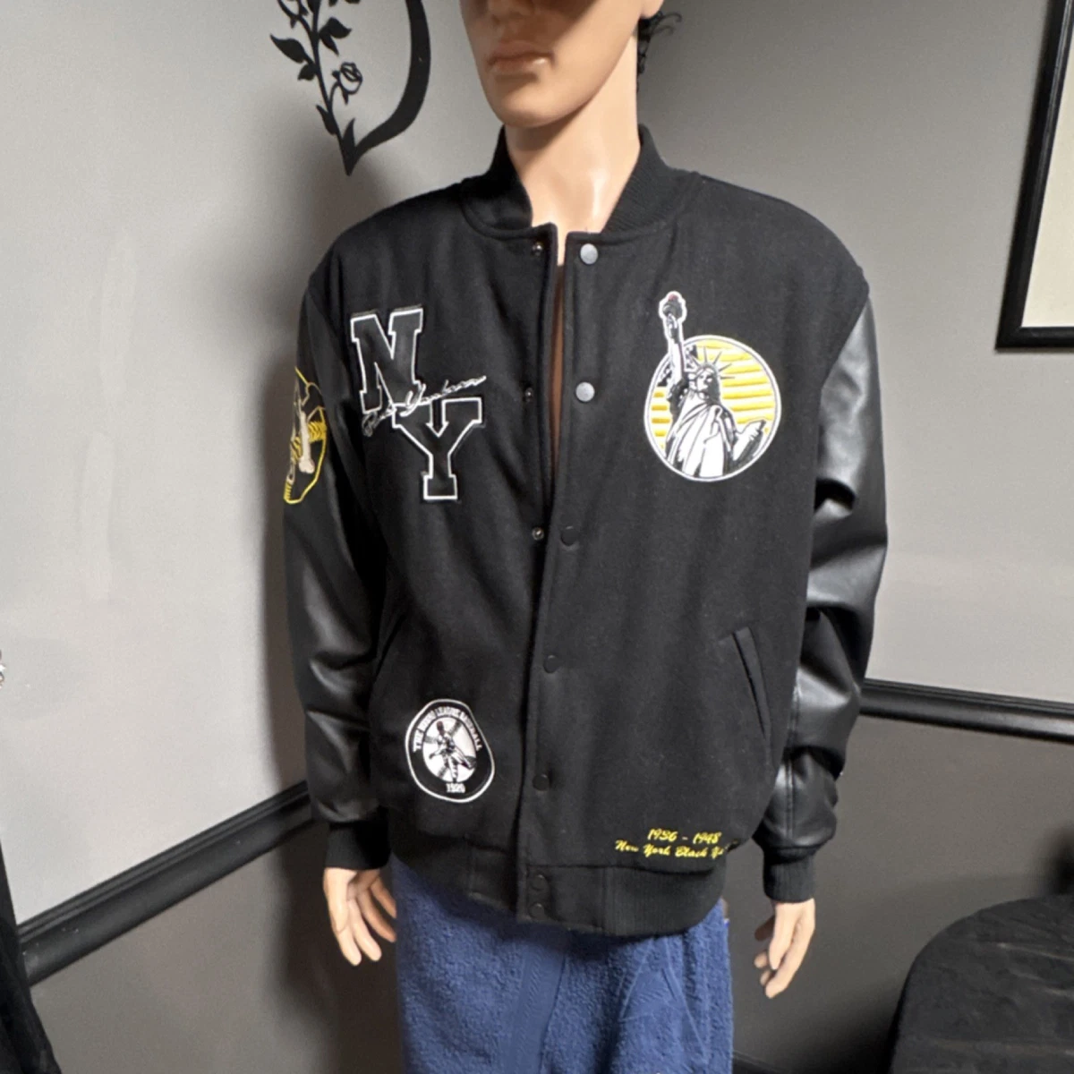 HEADGEAR CLASSICS◇スタジャン/XL/--/BLK/WU-TANG HeadGear Classics 