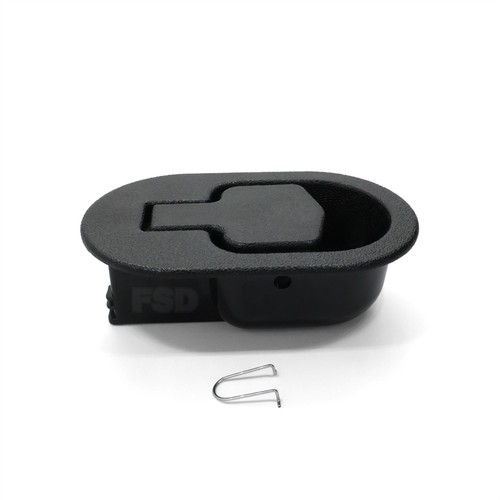 2x Recliner Chair Handles | Black Plastic | Standard Fit | Retaining Clips | DIY - Picture 2 of 10