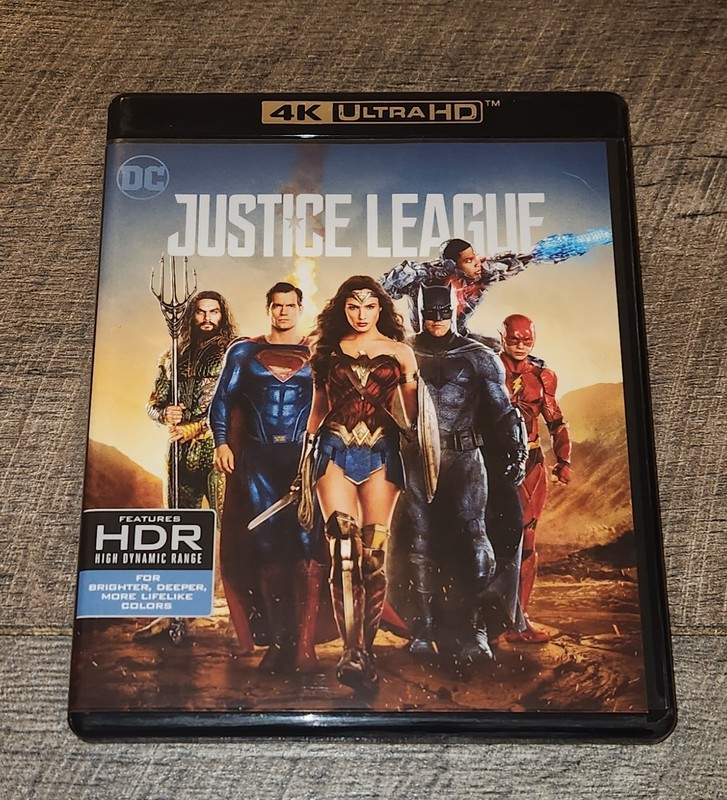 Justice League (4K Ultra HD, Blu-Ray, No Digital, 2017) - Ben Affleck & Amy Adam