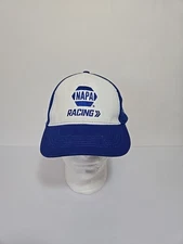 NAPA Racing Hat Adult Blue White Adjustable Strapback Cap NASCAR Outlaws Indy
