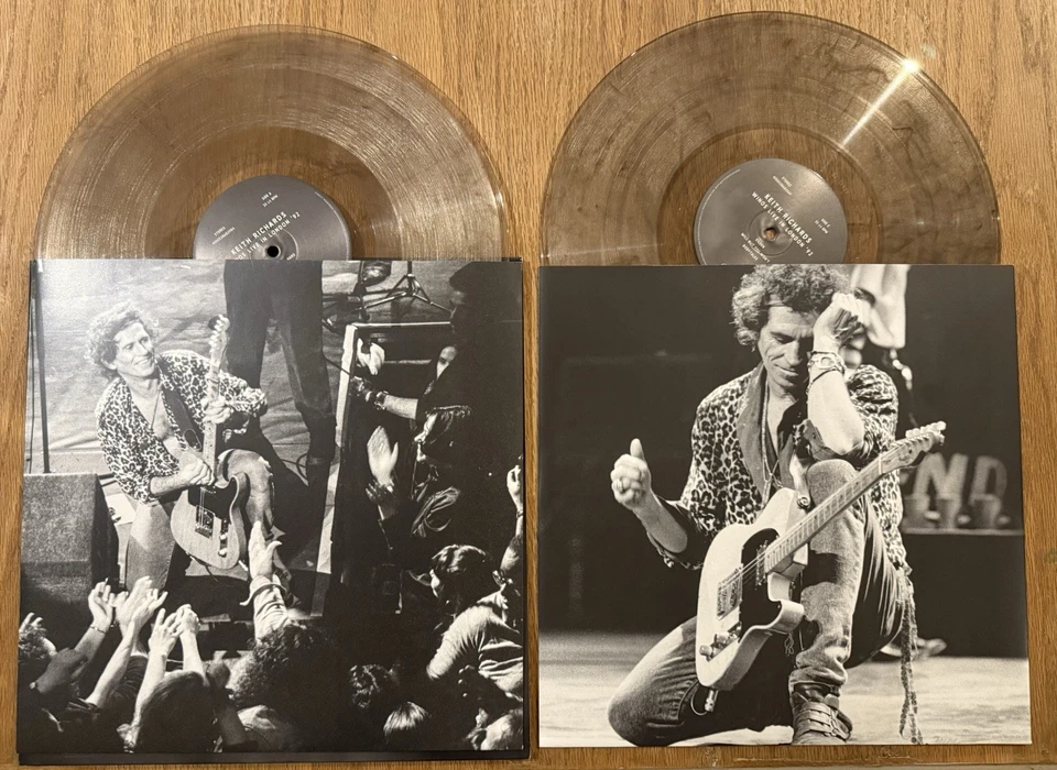 Keith Richards – Live in London ’92 (2LP Smoke Clear Vinyl) Box Set Over Rare - Image 4 of 4