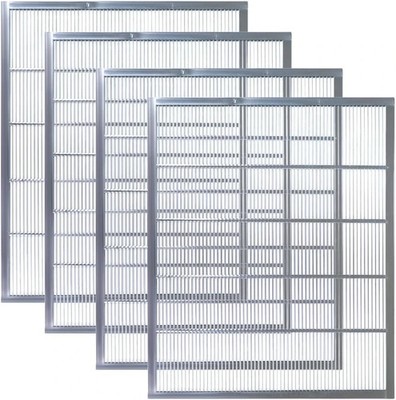 4Pcs Metal Queen Excluder for 10 Frame Beehive Metal Queen Bee Excluder Beekeepi