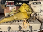 1983 Star Wars Jabba The Hutt Action Playset With Box & Figures