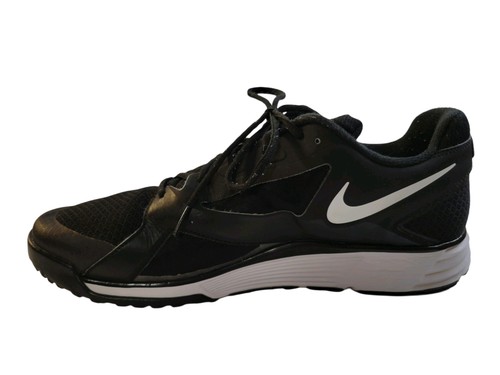NIKE LUNAR EDGE 15 Running Shoes 553682-001 Black White Mens Sz 13 - Picture 5 of 8