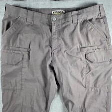First Tactical Cargo Pants Mens 42 Grey Ripstop Reinforced Knee Utility Workwear
