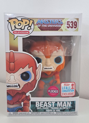 Funko Pop! Beast Man Masters Of The Universe #539 - Flocked - Fall Con 2020