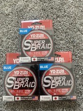 Yo-Zuri Super Braid Fishing Line 40lb 150yd Blue - Lot of 3