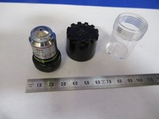 OLYMPUS JAPAN PLAN PL40 OBJECTIVE OPTICS MICROSCOPE PART AS PICTURED L9-A-42