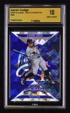 2025 Crusade Aaron Judge #38 Blue Cracked Ice MBA 10