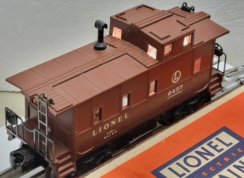 Lionel Posguerra Vintage 6457 Caboose Iluminado con Caja Original - ¡PROBADO Y FUNCIONA! | Zustand: Used