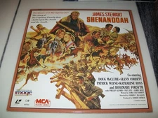 SHENANDOAH Laserdisc LD EXCELLENT CONDITION VERY RARE GREAT FILM JAMES STEWART!