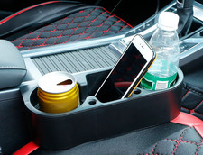 1 Pc Car Seat Seam Wedge Cup Holder Storage Gap Organizer Console Side Pocket 1 Pc Car Seat Seam Wedge Cup Holder Storage Gap Organizer Console Side Pocket