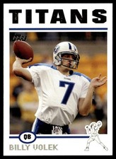 2004 Topps Billy Volek Tennessee Titans #187