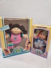 Lot Of 2 Cabbage Patch Kids Poseable Soft Weebok 1990 Hasbro Kid In The Middle