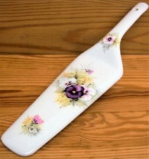 Pansies Cake Server Fine Bone China Cake Slice Pansy Pie Cake Server