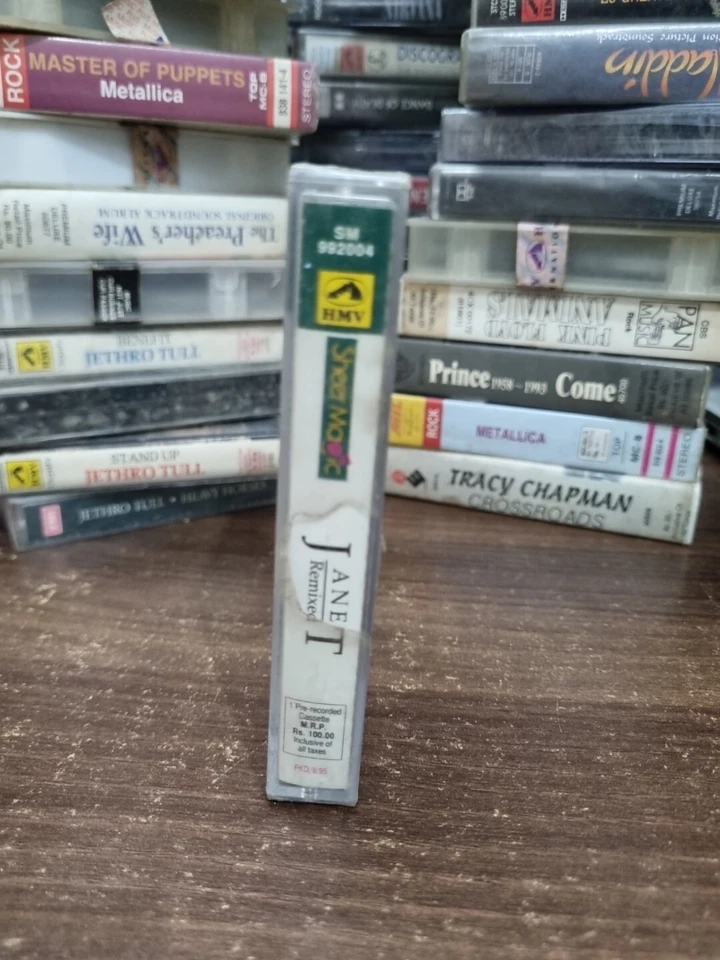 Janet Remixed INDIA CASSETTE SHEER MAGIC HMV Mint - Image 2 of 4