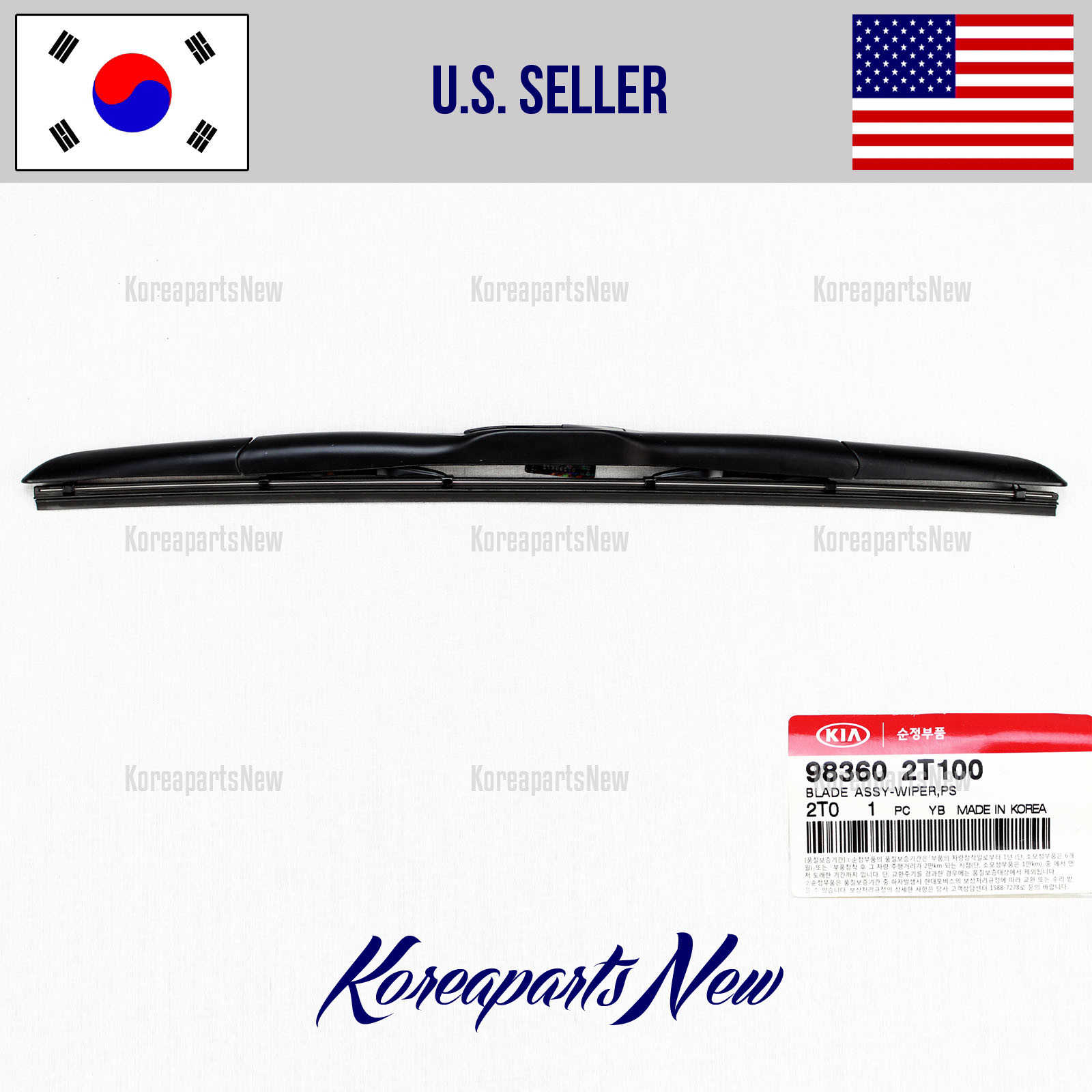 Windshield Wiper Blade Right PASSENGER 983602T100 for KIA OPTIMA 2011