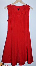 Express Midi Dress Size 6 Red Sleeveless 34" Chest 33" T2B