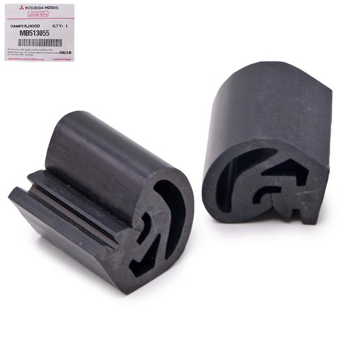 Fits Mitsubishi L200 Strada 96 05 Side Hood Bonnet Bumper Rubber Damper Hood - Picture 6 of 8