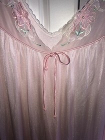 Lise Stevens Vintage Nightgown Pink Women's Size Large VTG
