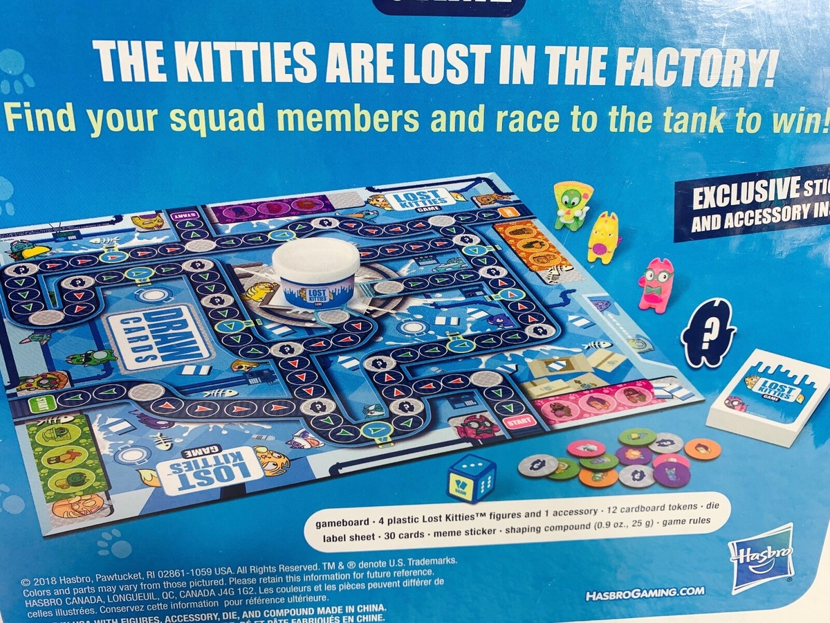 Lost Kittens Game 4 exculsive figures age 5+ for 2-4 players NEW