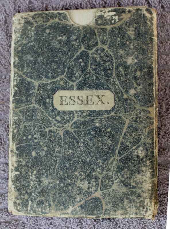 1801 Folding Pocket Map of Essex  by C Smith