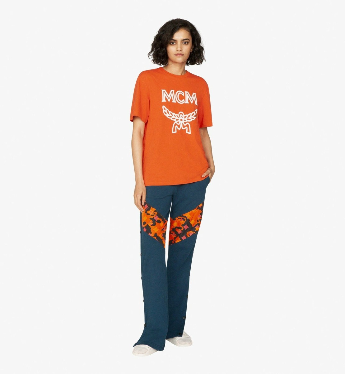 【関税&送料込】Mcm Orange Cotton T-Shirt MCM Maxi monogram-print T-shirt | Brown | FARFETCH