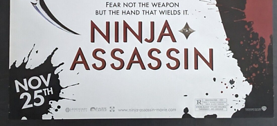 Ninja Assassin 2009 Movie Poster 24x36 Borderless Glossy 0956