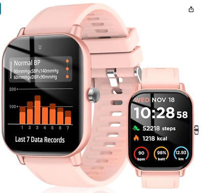 Pressure Watch, Smart Watch for Women, 2.01'' HD Waterproof Dial/Answer Fitness T