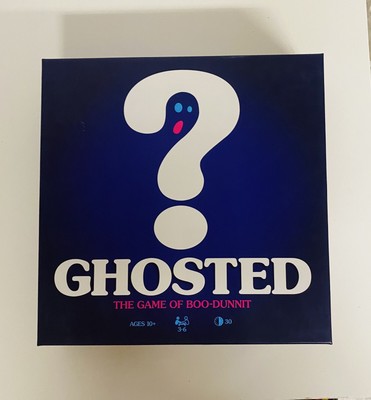 Ghosted The Game Of Boo-Dunnit Family Board Game 3-6 Players Ages 10+