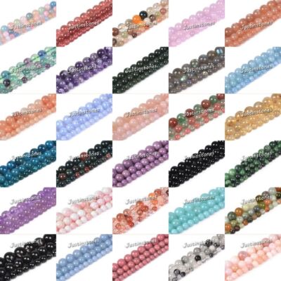 Gemstome Round Ball Loose Beads Nice DIY Jewelry Making Beads Strand6mm 8mm 10mm