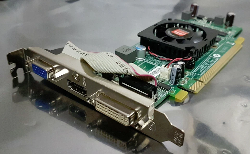 ATI/AMD Radeon HD 5450 1GB PCI-Express Video Graphics Card Cedar XPS 8100 0KP8GM - Image 2 of 4