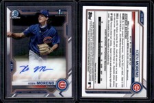 2021 Bowman Chrome Prospect Autographs #CPAKMO Koen Moreno Auto - EXACT SCAN
