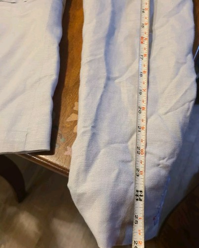 Oak River Custom Made Linen, Light Blue Blazer, Men's Size Small To Medium - Picture 9 of 16