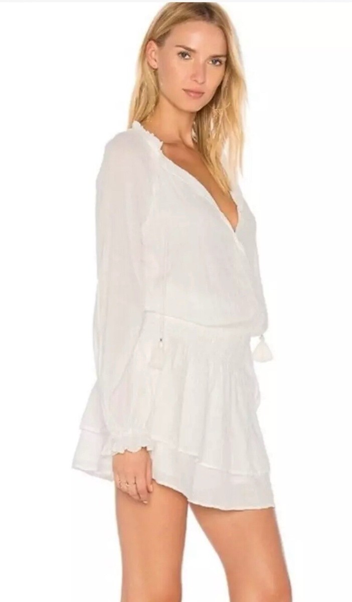 white long sleeve dress with split White Long Chiffon Sleeve Wedding Dress with Lace and Split Babyonlines