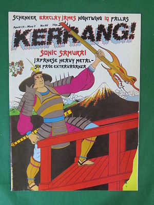 KERRANG! UK Rock Magazine April-May 1984 No. 66 JAPANESE HEAVY METAL ISSUE  m/