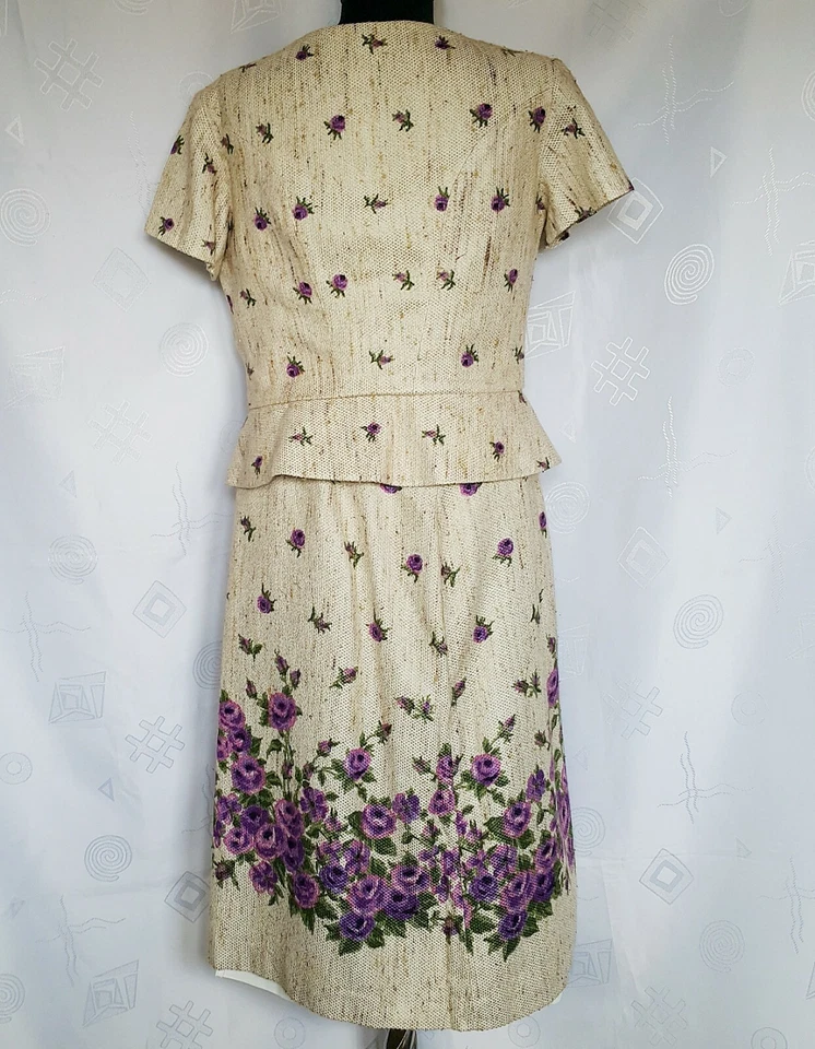 DE COLECCIÓN ROSA DIRNDL OKTOBERFEST TIROL MEZCLA DE LANA MUJER TRAJE FALDA US16 EU44 Foto 4 de 4