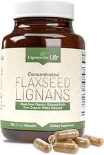 Flaxseed Lignans for Dogs  People  SDG - Omega 3 Fatty Acids, High Fiber An...