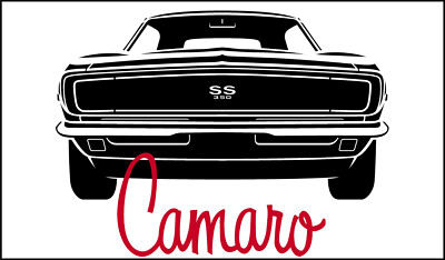67-68 Camaro Garage Man Cave Banner