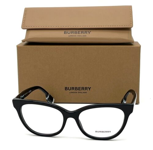 BURBERRY EVELYN BE2375 3001 Occhiali neri/demo 53 - Foto 2 di 4