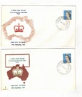 Australia 1967 5c Coil on FDCs,cds BALLARAT Vic    (2 Covers)