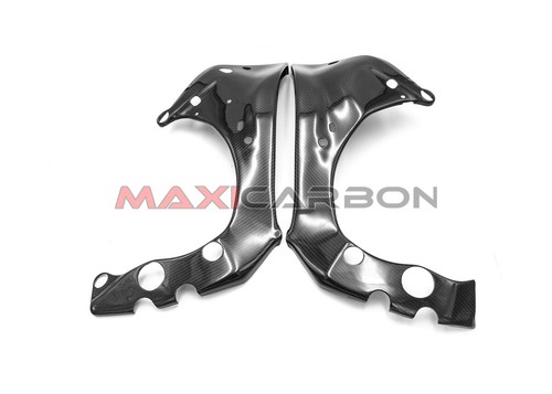 Cover Chassis Multigrains Carbone Yamaha YZF-R1 (post-2015) / Frame Couvercles - 第 1/3 張圖片