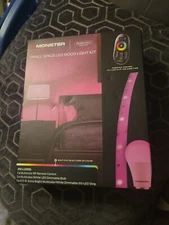 Monster Illuminessence Small Space LED Mood Light Kit w/Remote NEW Multi Color