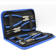 Tools 4pc 9" Ni-fe Finish Circlip Pliers Set In Zip Case NEW 0002