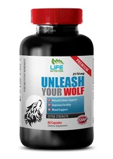 "Unleash Your Wolf".Male Enhancement.Size up!Tongkat & Maca Extract (1 Bot)