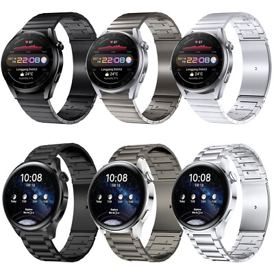 22mm Metal Link Bracelet Band Strap for Samsung Galaxy Watch 3 45mm 46mm Gear S3