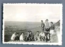 Galdin, France, Sur le Plateau de Pompignan (Gard). Vintage silver pr cyclists