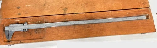 Starrett 123Z-24 Master Vernier Caliper, 0-24" Range, .001" Graduation