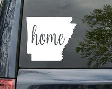ARKANSAS 6" x 5.5"  Vinyl Decal Sticker Home State - AR Little Rock